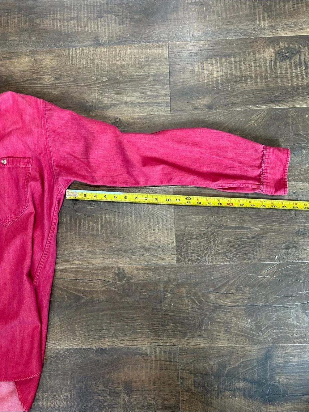 Vintage FieldMaster Red 100% Cotton Button Down Shirt Men’s LT Long Sleeve USA